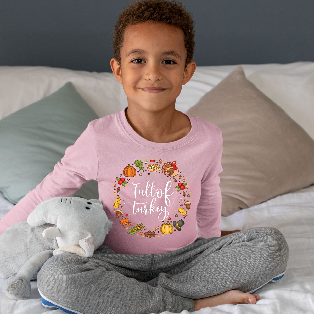 Full Of Turkey, Thanksgiving Sweatshirt, Thanksgiving Sweater for kids, Thanksgiving Gift Ideas, Cute Thanksgiving