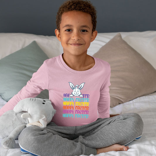 Happy Easter - Toddler Long Sleeve Tee