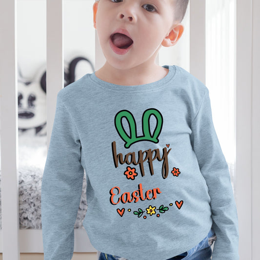 Happy Easter - Toddler Long Sleeve Tee