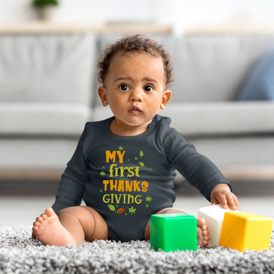 First Thanks Giving Sweatshirt, Thanksgiving Sweatshirt, Thanksgiving Sweater for Kids, Cute Thanksgiving Sweatshirt, Funny Thanksgiving