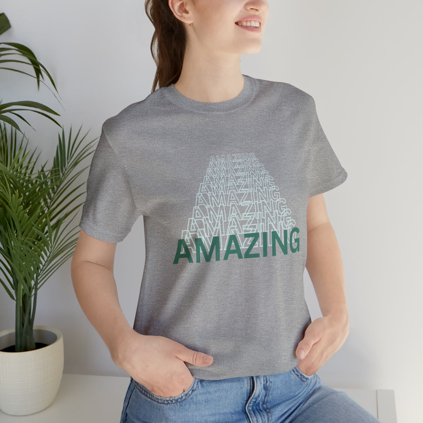 Green Amazing Unisex Jersey Short Sleeve Tee