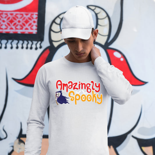 Halloween Amazingly Spooky Sweatshirt, Halloween Gift Sweatshirt, Halloween Sweater, Cute Halloween Sweatshirt, Halloween Design Shirt