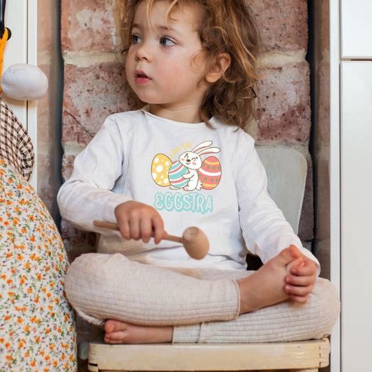 I'm So Eggstra - Toddler Long Sleeve Tee