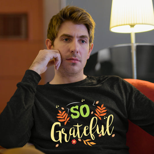 Thanksgiving So Grateful Sweatshirt, Thanksgiving Sweatshirt, Thanksgiving Sweater for Men, Thanksgiving Sweater for Women, Thanking Gift