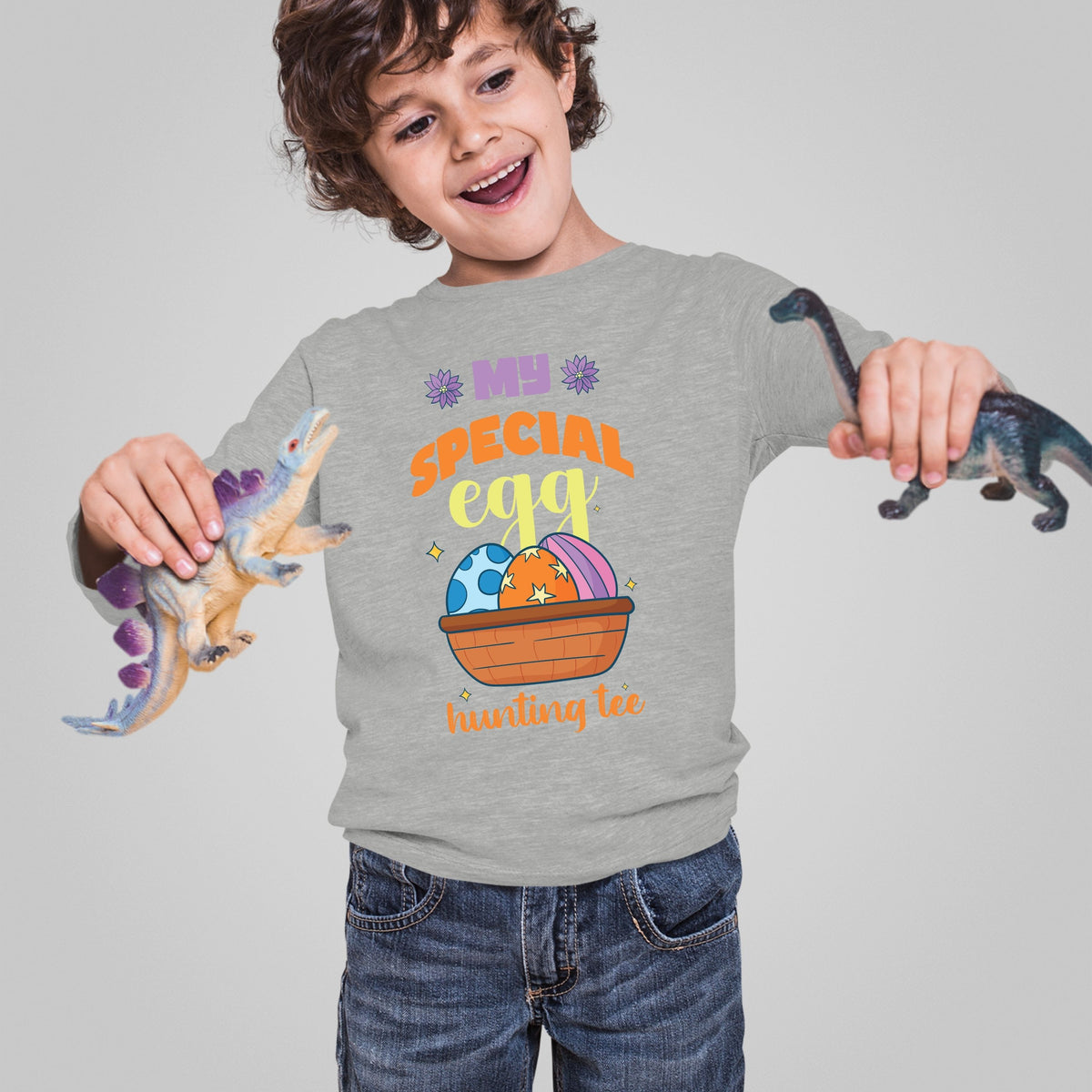 My Special Egg Hunting Tee - Toddler Long Sleeve Tee