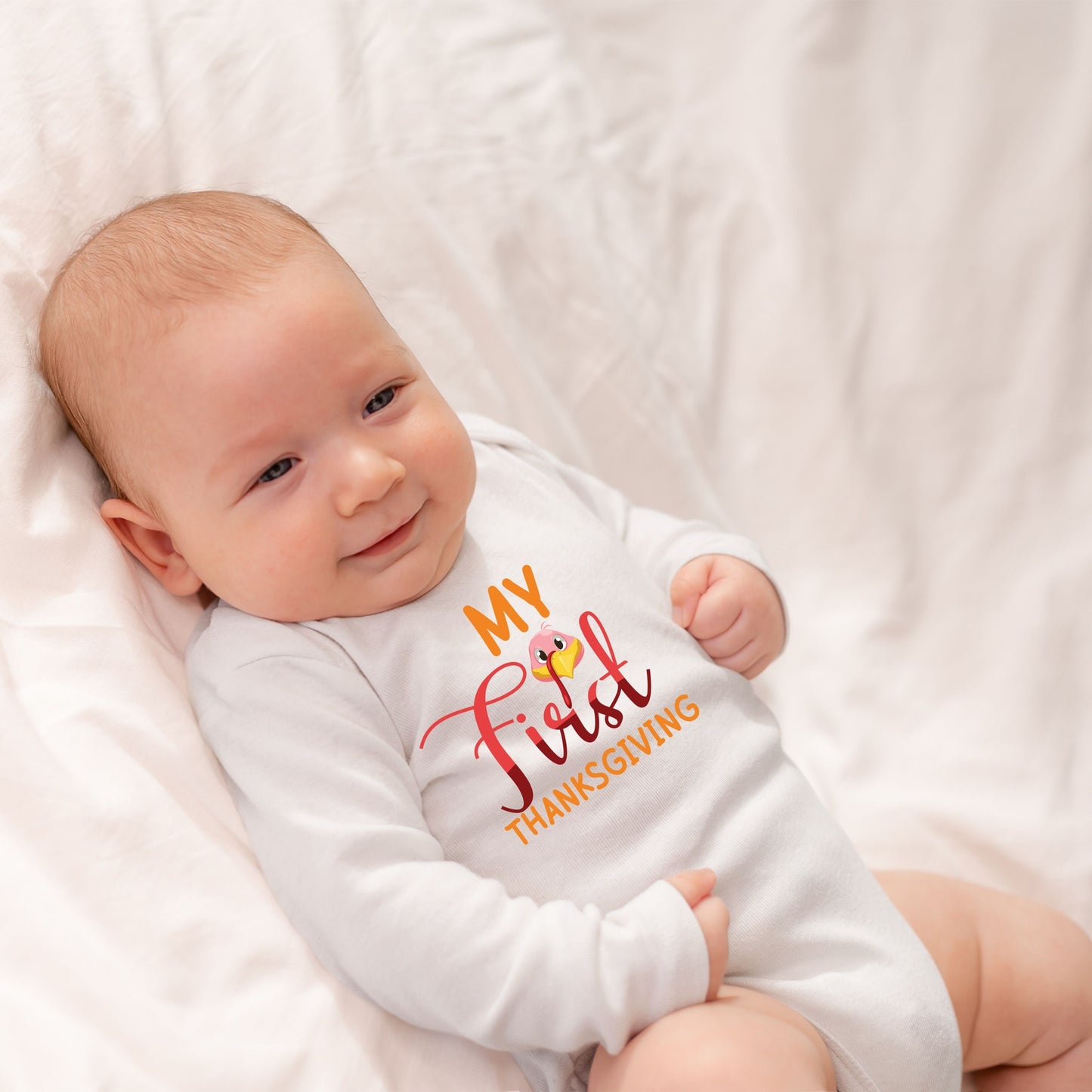 My First Thanks Giving, Thanksgiving Bodysuit, Thanksgiving Onesies for kids, Thanksgiving Gift Ideas, Cute Thanksgiving