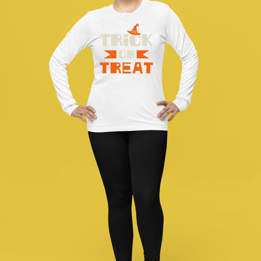 Trick or Treat, Halloween Gift Sweatshirt, Halloween Sweater, Cute Halloween Sweatshirt, Funny Halloween Sweatshirt, Fall Sweatshirts