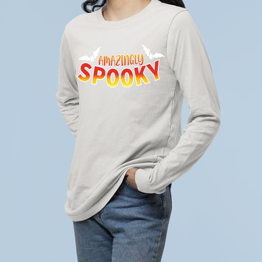 Halloween Amazingly Spooky Sweatshirt, Halloween Gift Sweatshirt, Halloween Sweater, Cute Halloween Sweatshirt, Halloween Design Shirt
