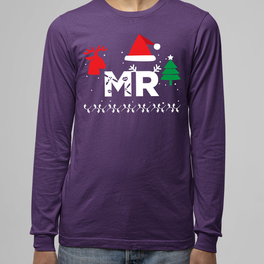 Mr, Men Long Sleeves, Christmas Decor, Christmas Clothing, Christmas Sweatshirts, Christmas Shirts, Christmas