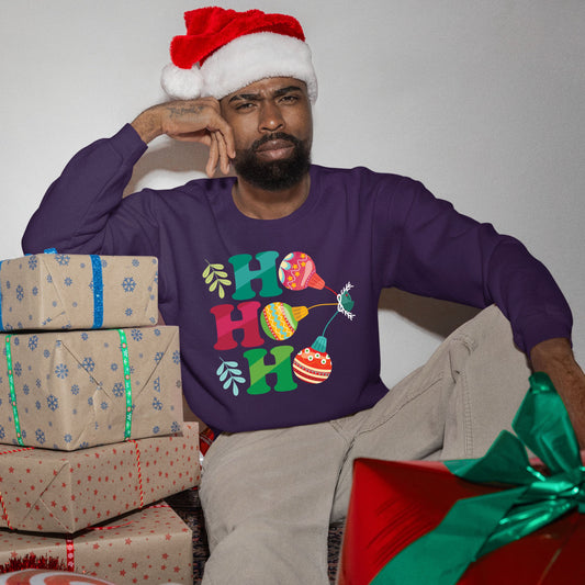 Ho Ho Ho, Christmas Crewneck For Men, Christmas Long Sleeves, Christmas Sweater, Christmas Sweatshirt, Christmas Present