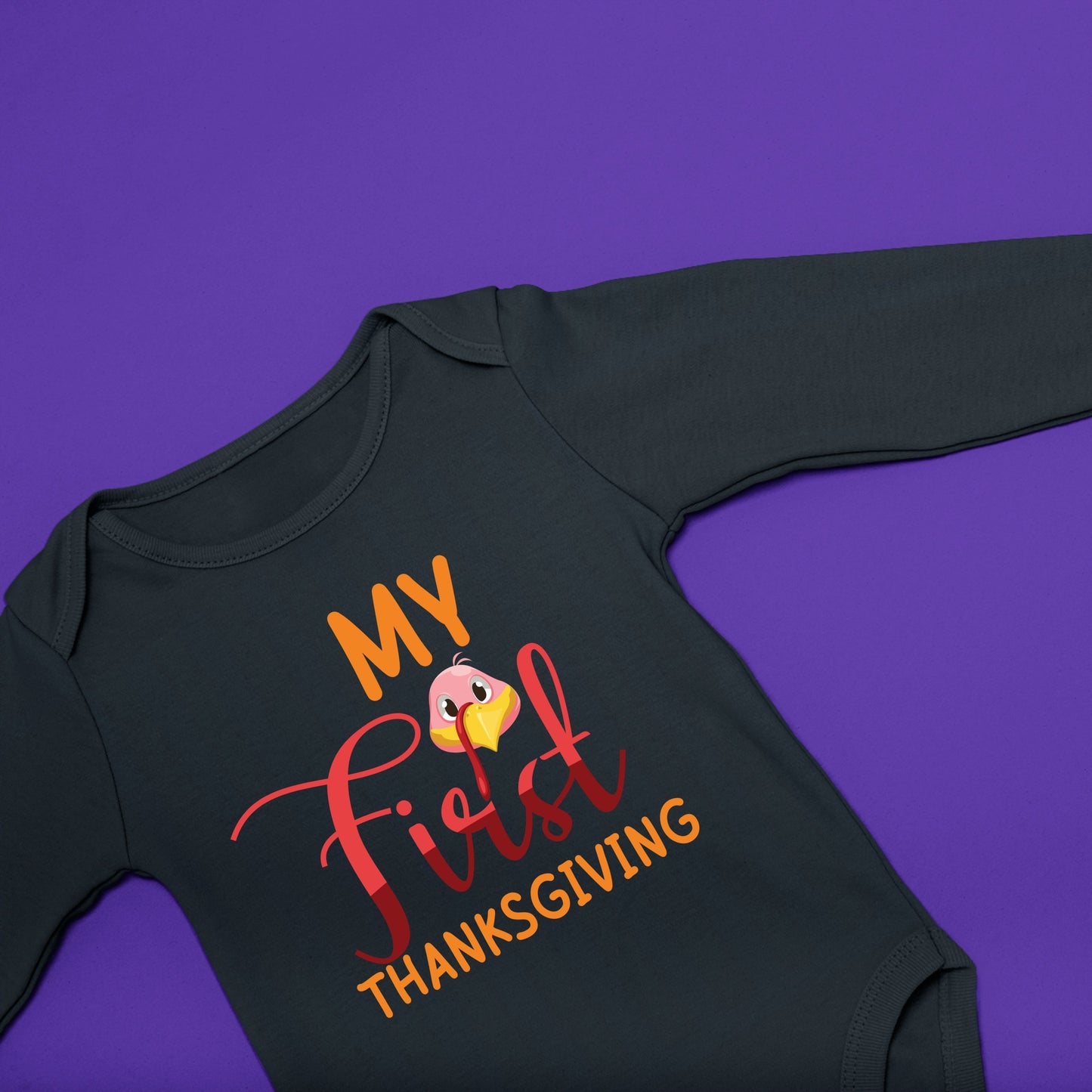 My First Thanks Giving, Thanksgiving Bodysuit, Thanksgiving Onesies for kids, Thanksgiving Gift Ideas, Cute Thanksgiving