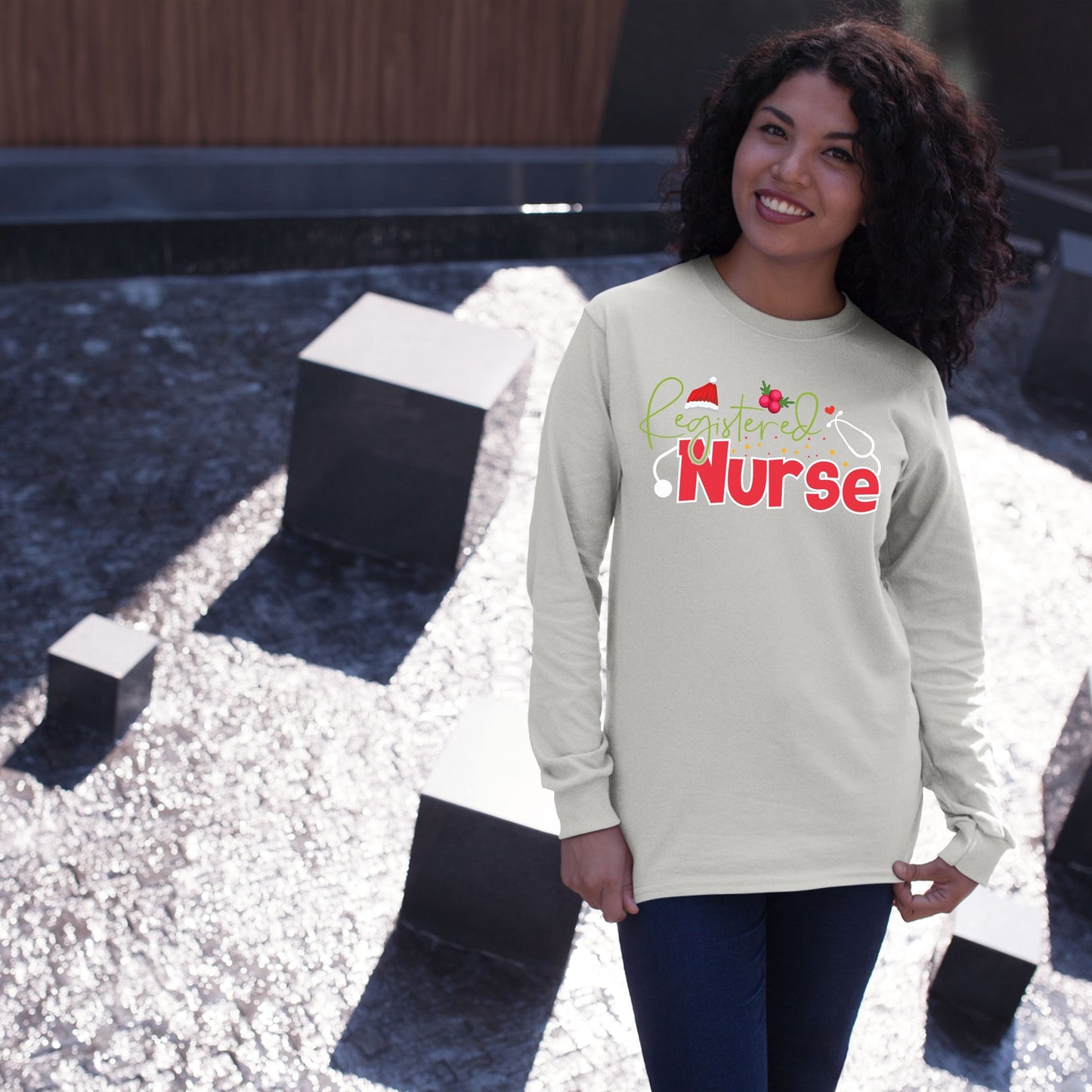 Registered Nurse, Christmas Sweatshirt, Nursing Shirt, Nurse Shirt, Nursing School TShirt, Christmas Shirt, Nurse Gift for Woman