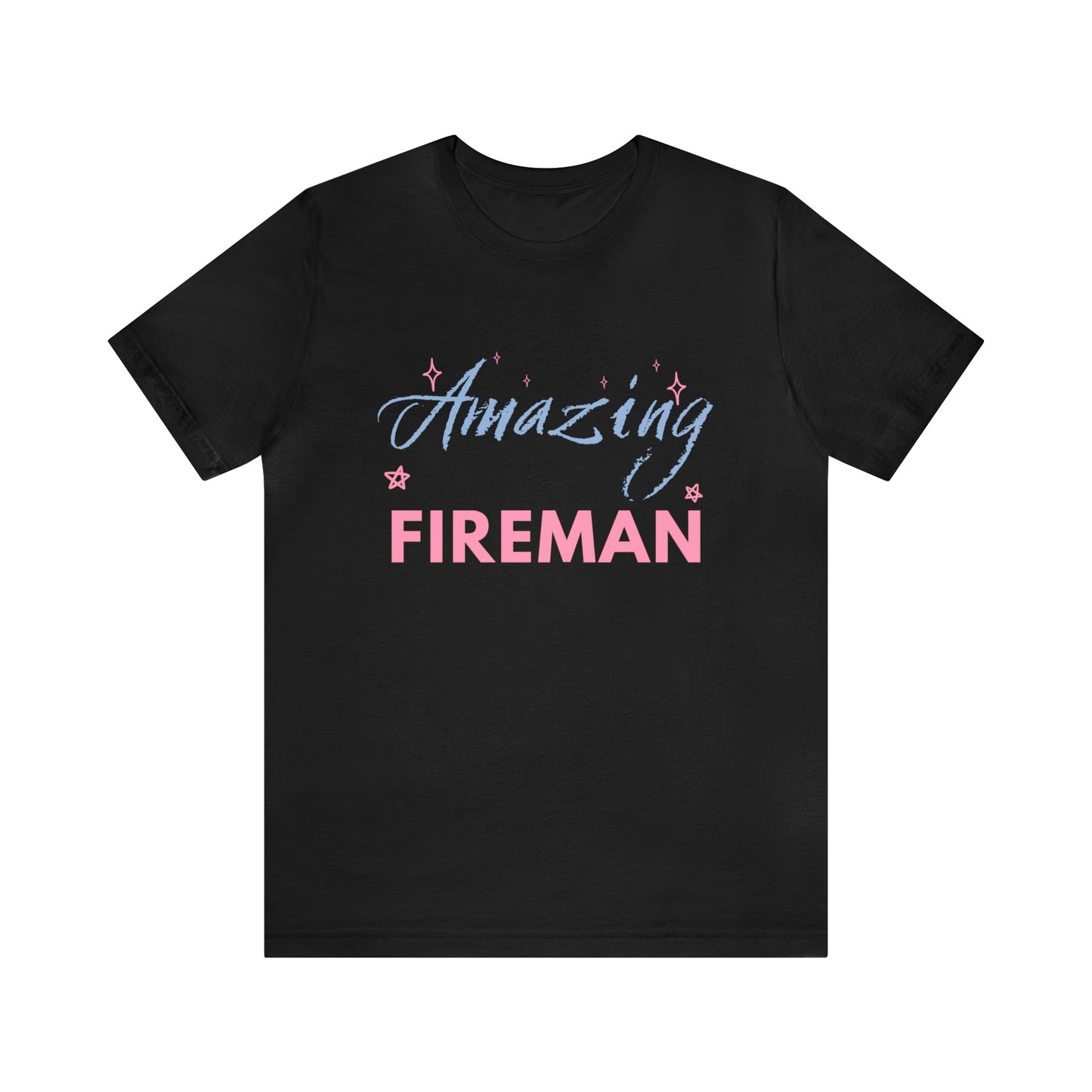 Amazing Fireman Unisex Jersey Short Sleeve Tee