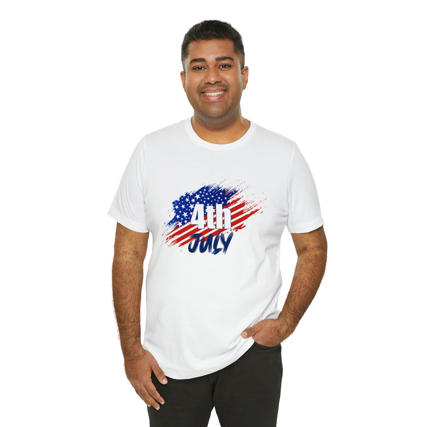 4th of July Celebration Unisex Short Sleeve Jersey Tee
