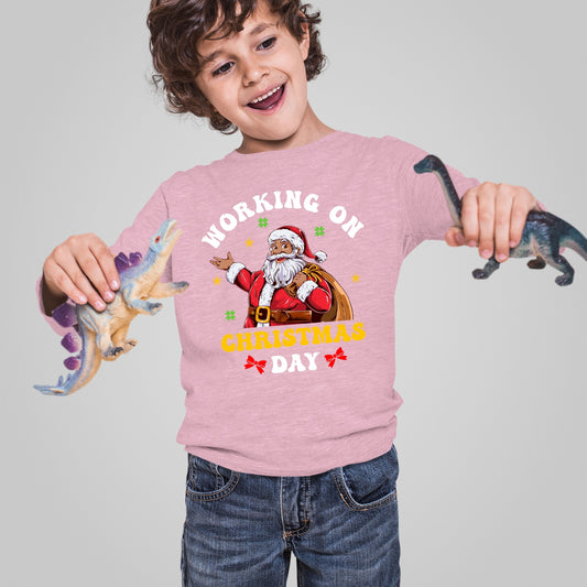 Working on Chirstmas, Toddler Long Sleeves, Christmas Clothing, Christmas Sweatshirts, Christmas Shirts, Christmas Decor, Christmas