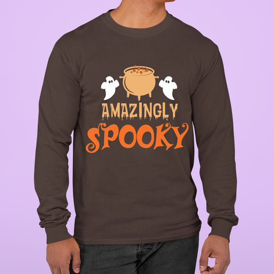 Halloween Amazingly Spooky Sweatshirt, Halloween Gift Sweatshirt, Halloween Sweater, Cute Halloween Sweatshirt, Halloween Design Shirt