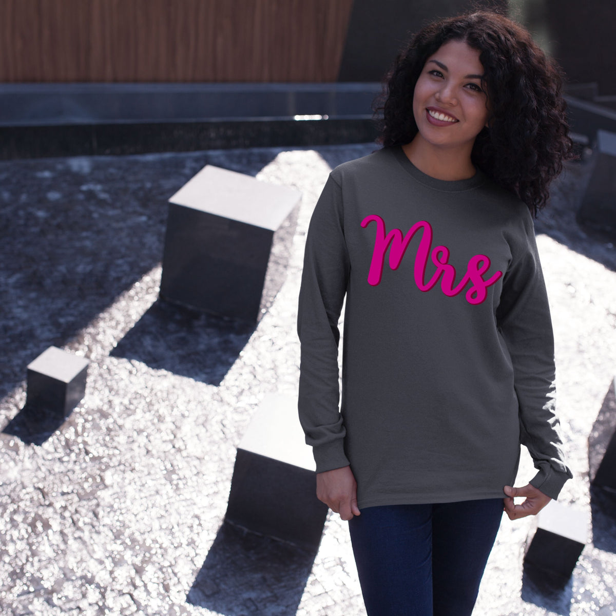 Mrs, Christmas Long Sleeves, Christmas Sweater, Christmas Crewneck For Women, Christmas Present, Christmas Sweatshirt