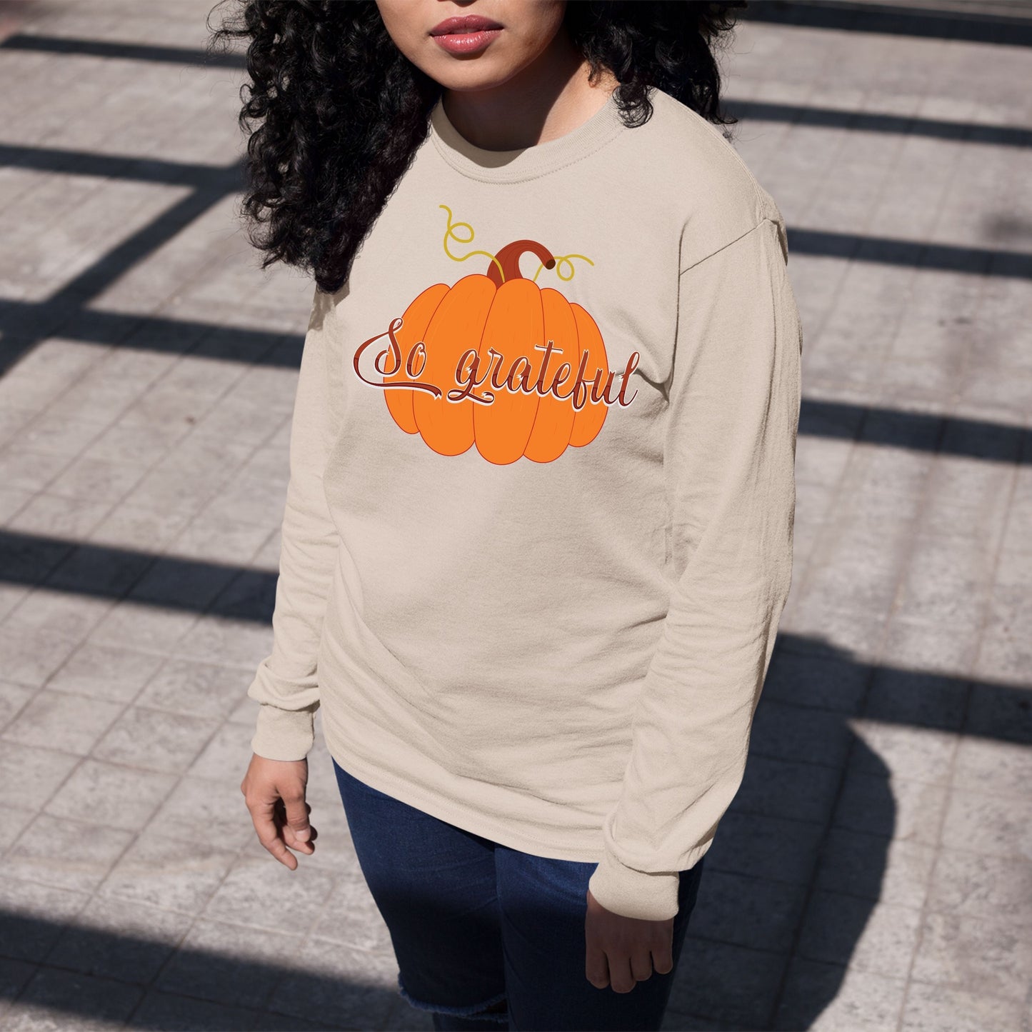 So Grateful, Thanksgiving Sweatshirt, Thanksgiving Sweater for Women, Thanksgiving Gift Ideas, Cute Thanksgiving