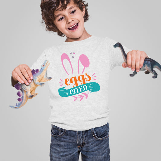 Eggscited - Toddler Long Sleeve Tee