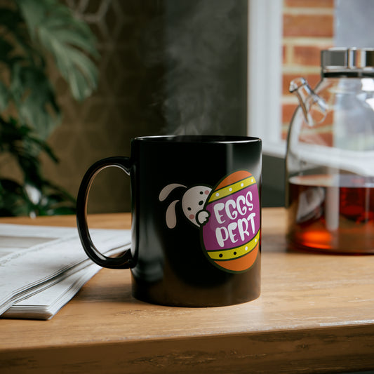 Eggspert - Black Mug (11oz)