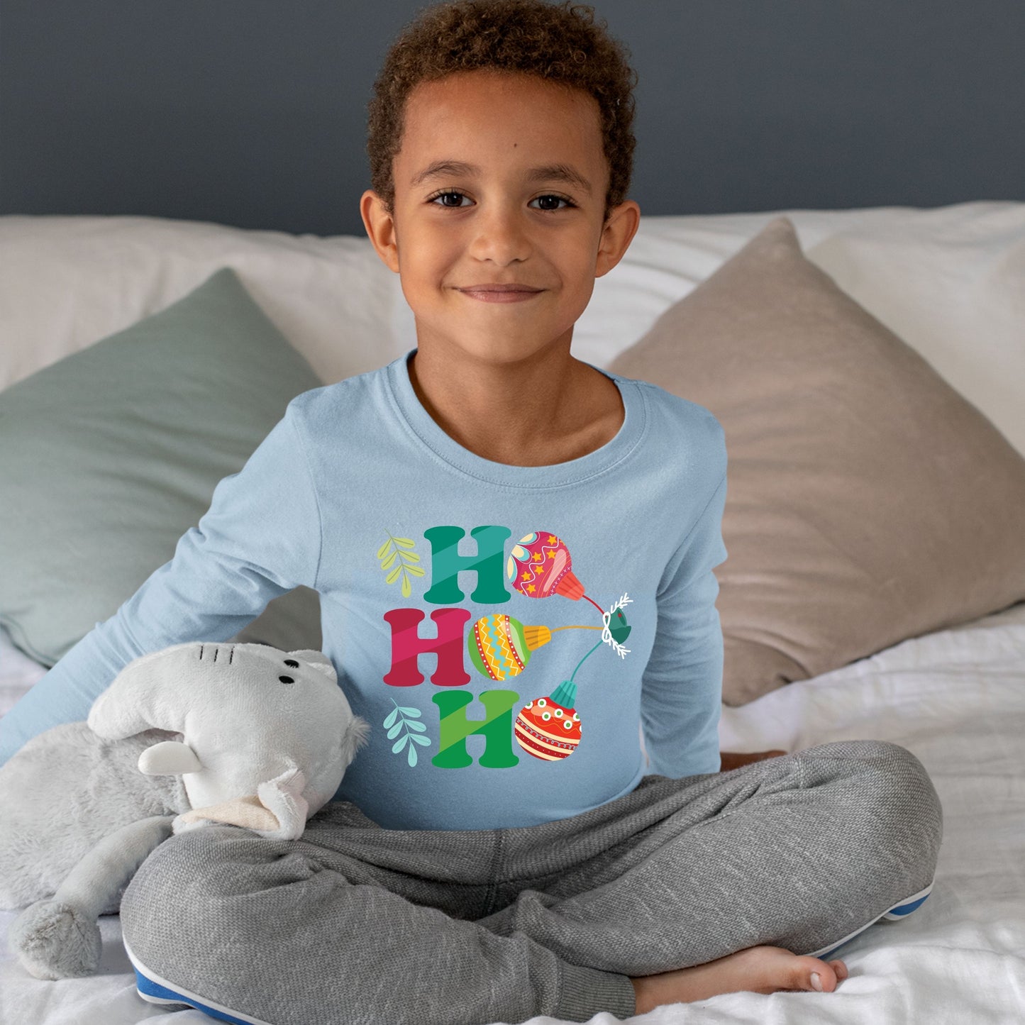 Ho Ho Ho, Christmas Crewneck For Toddler, Christmas Long Sleeves, Christmas Sweater, Christmas Sweatshirt, Christmas Present