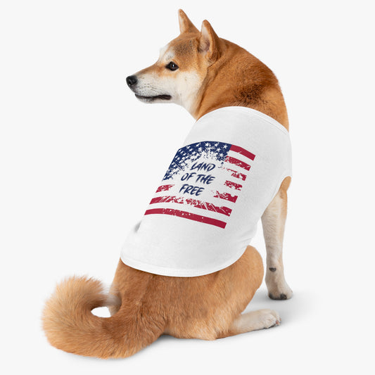 Land of the Free Pet Tank Top