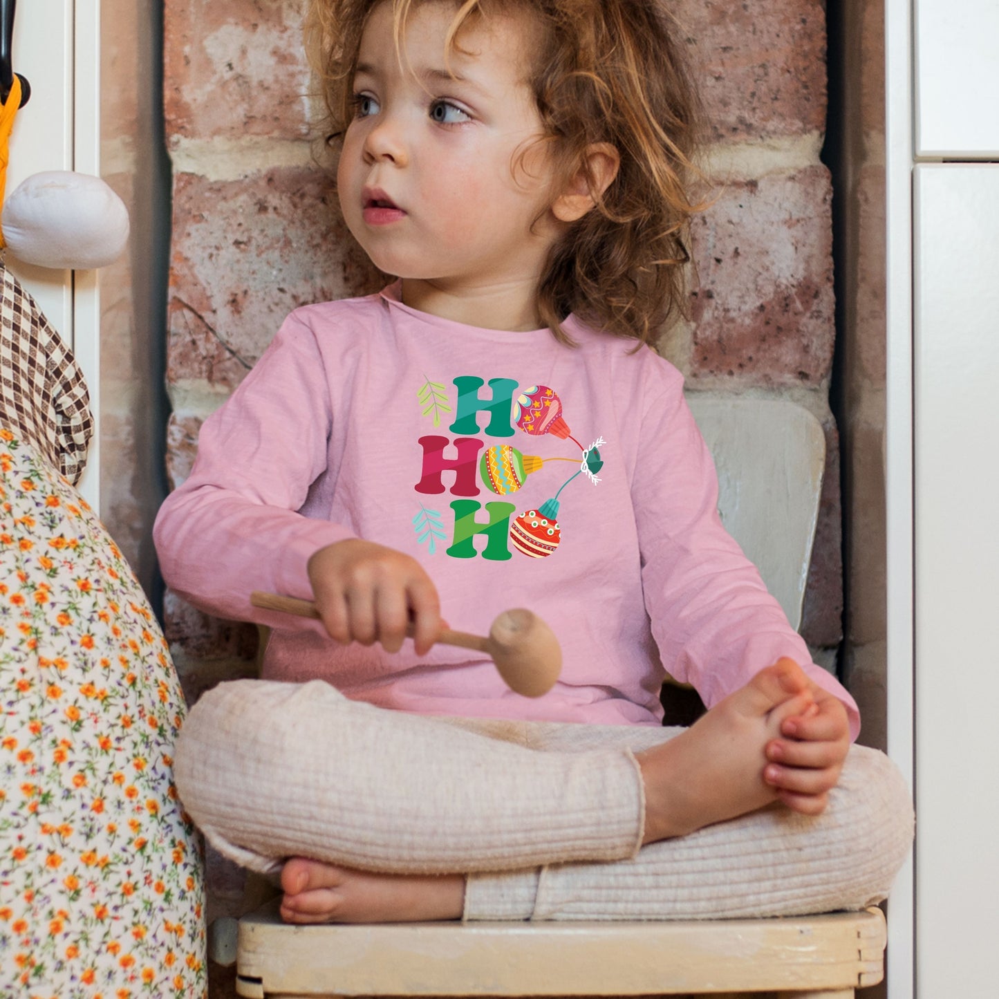 Ho Ho Ho, Christmas Crewneck For Toddler, Christmas Long Sleeves, Christmas Sweater, Christmas Sweatshirt, Christmas Present