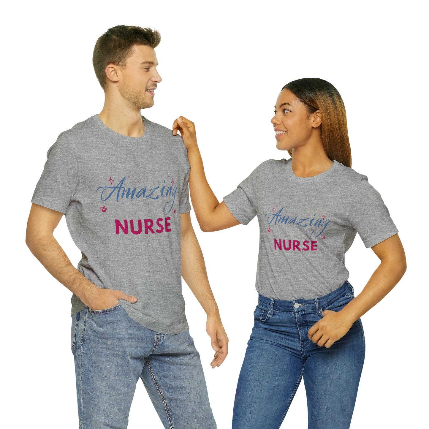 Amazing Nurse Unisex Jersey Short Sleeve Tee