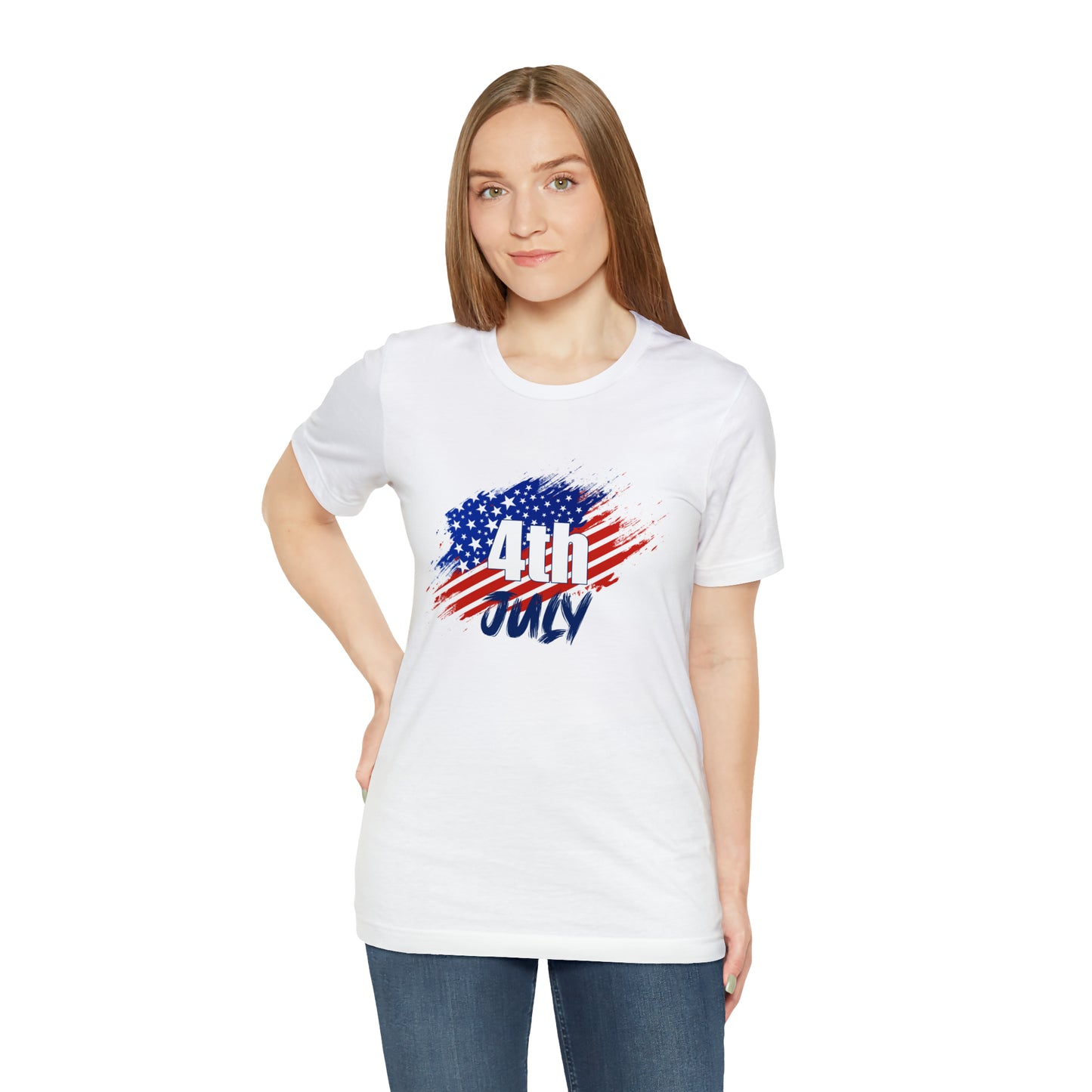 4th of July Celebration Unisex Short Sleeve Jersey Tee