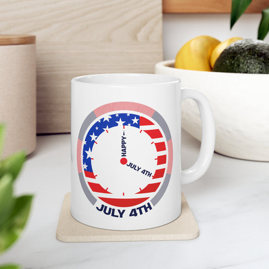Happy 4th of July Ceramic Mug 11oz