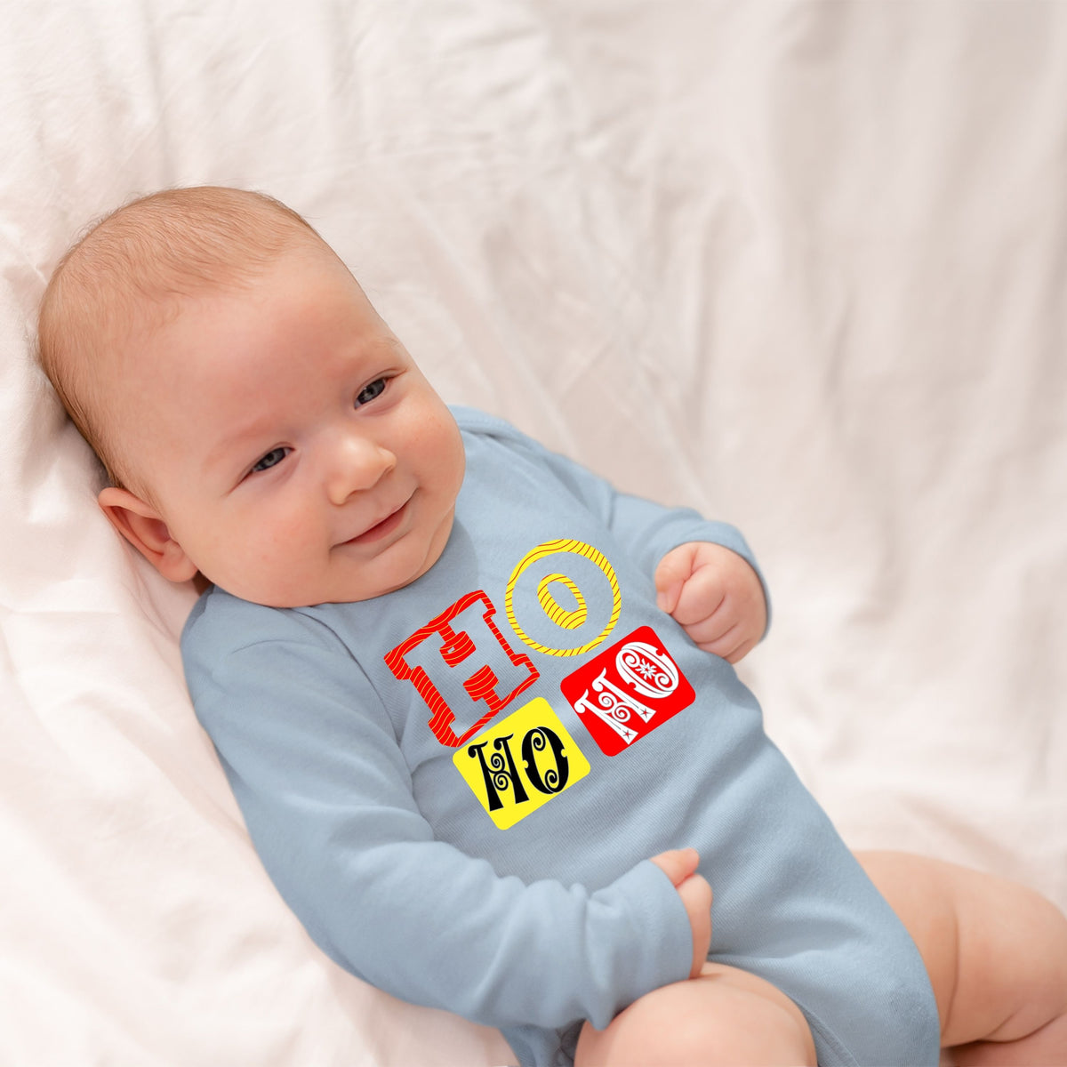 Ho Ho Ho, Christmas Long Sleeves, Christmas Bodysuits For Kids, Christmas Present, Christmas Bodysuits, Christmas Onesies