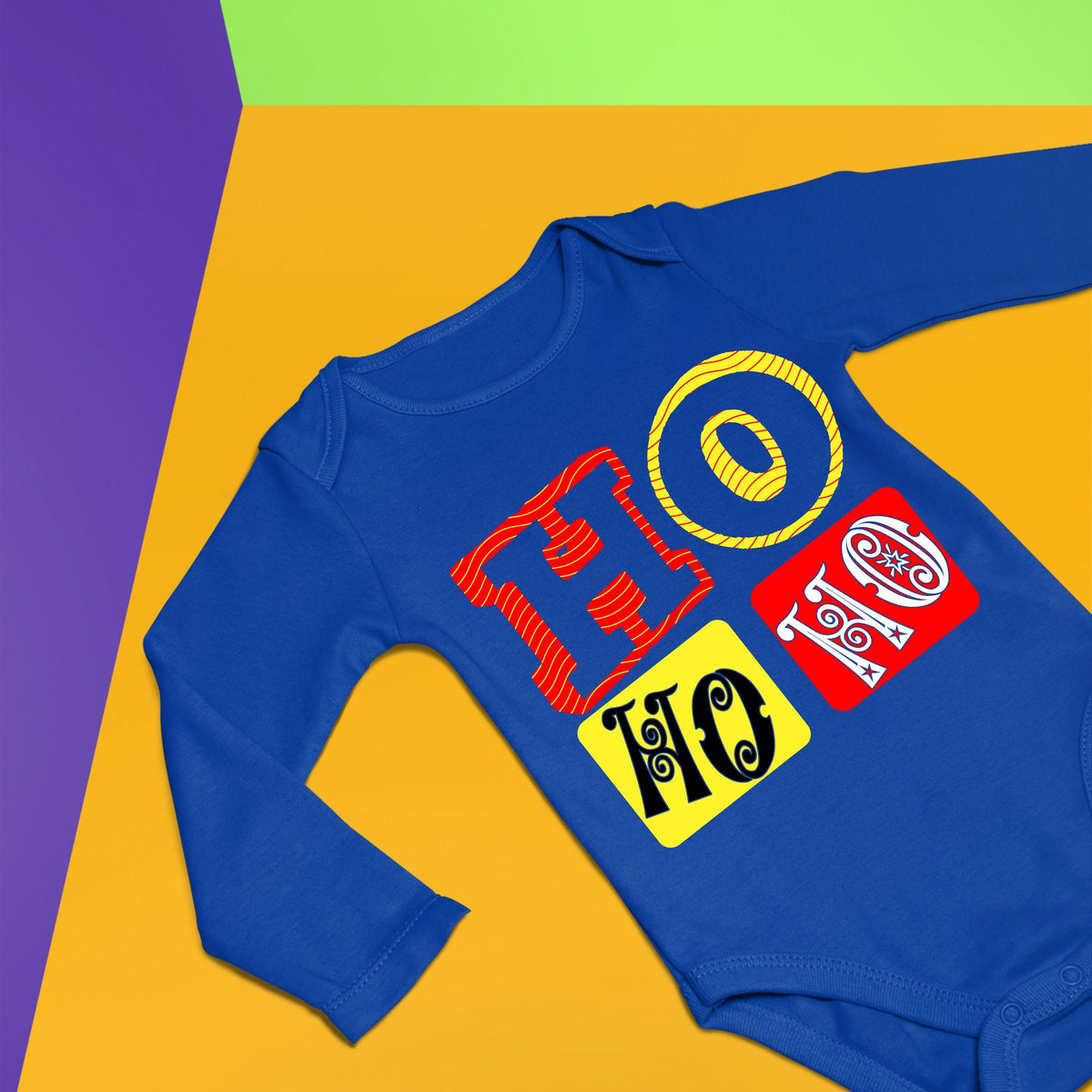 Ho Ho Ho, Christmas Long Sleeves, Christmas Bodysuits For Kids, Christmas Present, Christmas Bodysuits, Christmas Onesies