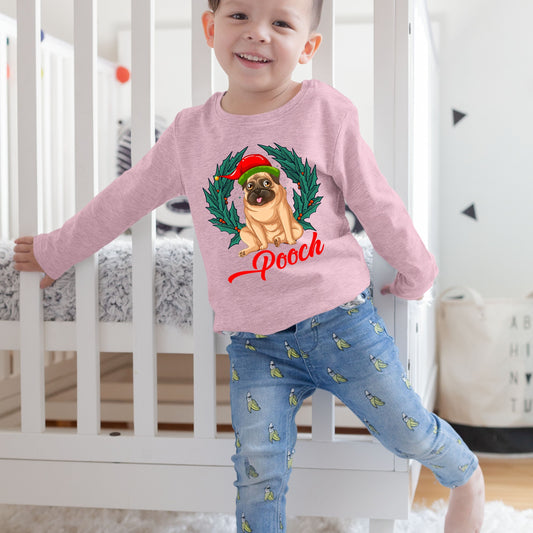 Pooch, Toddler Long Sleeves, Christmas Shirts, Christmas Sweatshirts, Christmas, Christmas Clothing, Christmas Decor