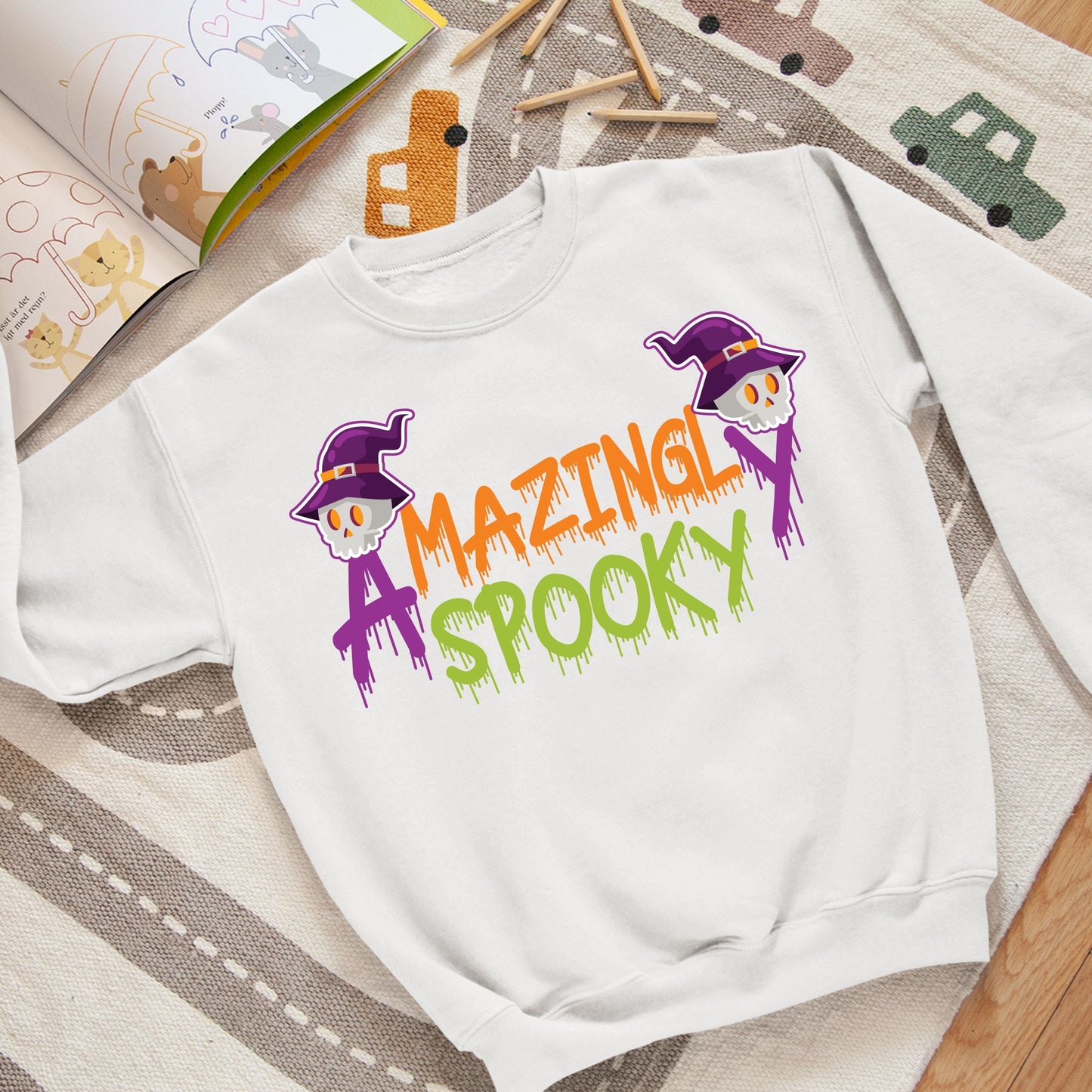 Halloween Amazingly Spooky Bodysuit, Halloween Gift Bodysuit, Halloween Onesies, Cute Halloween Bodysuit, Funny Halloween Bodysuit