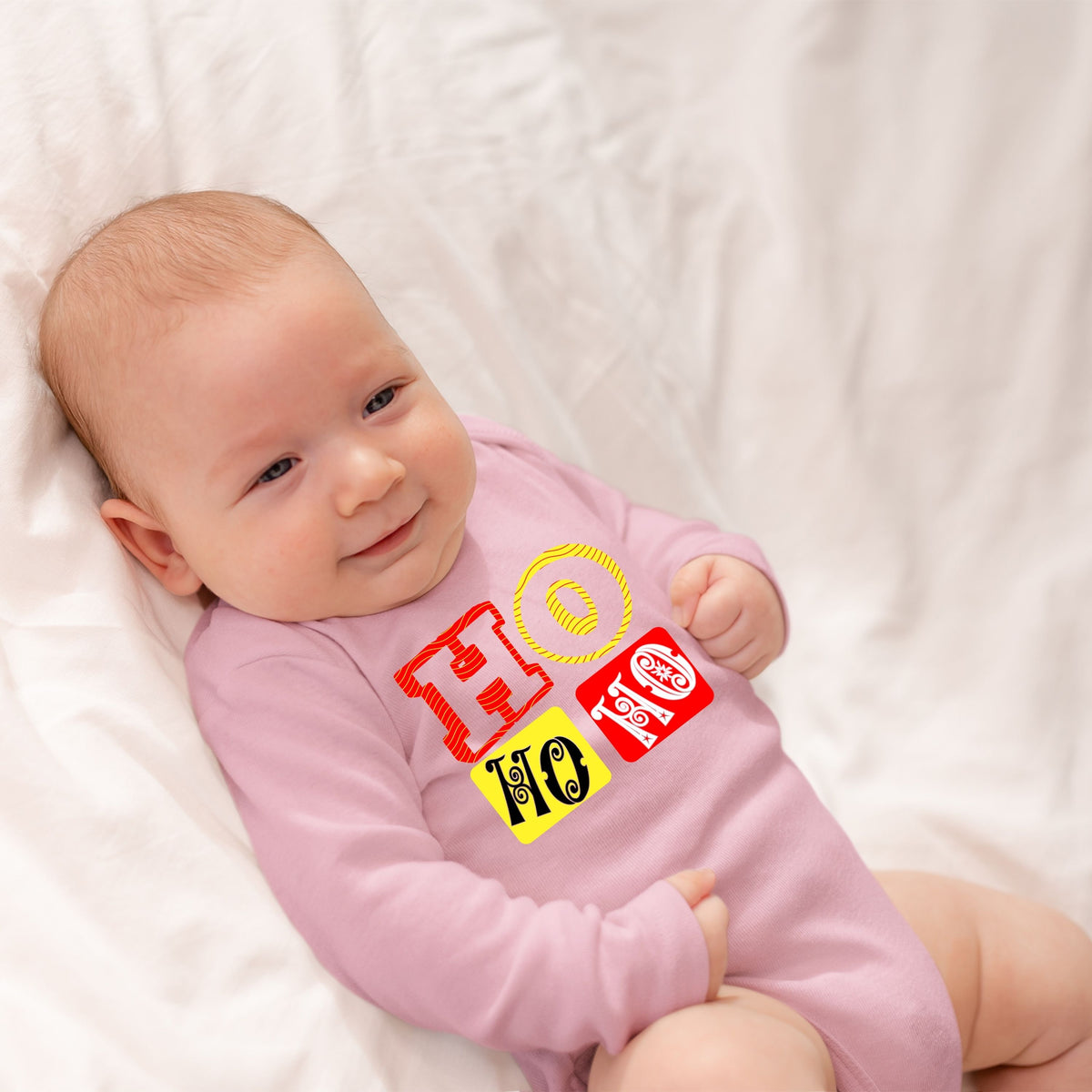 Ho Ho Ho, Christmas Long Sleeves, Christmas Bodysuits For Kids, Christmas Present, Christmas Bodysuits, Christmas Onesies
