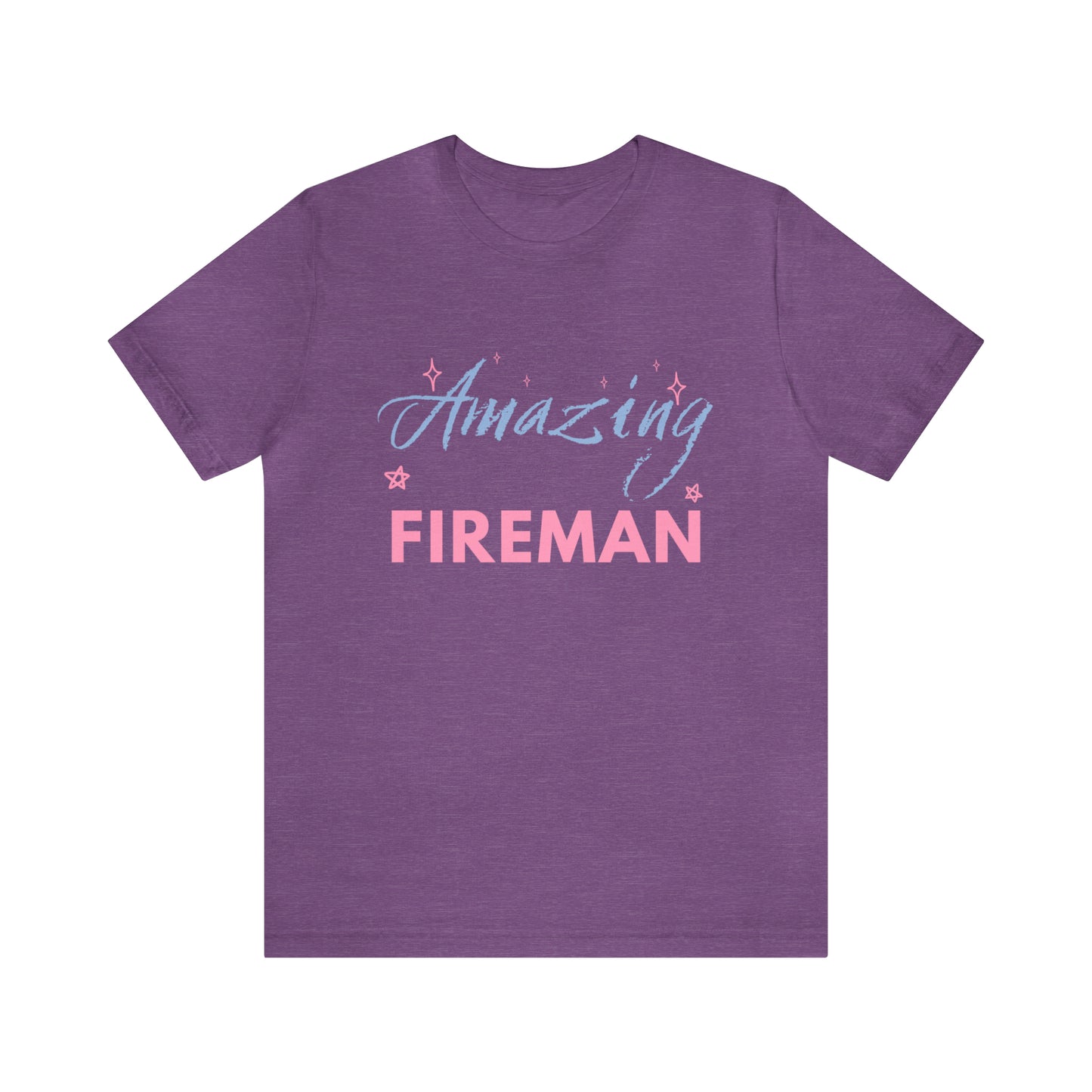 Amazing Fireman Unisex Jersey Short Sleeve Tee