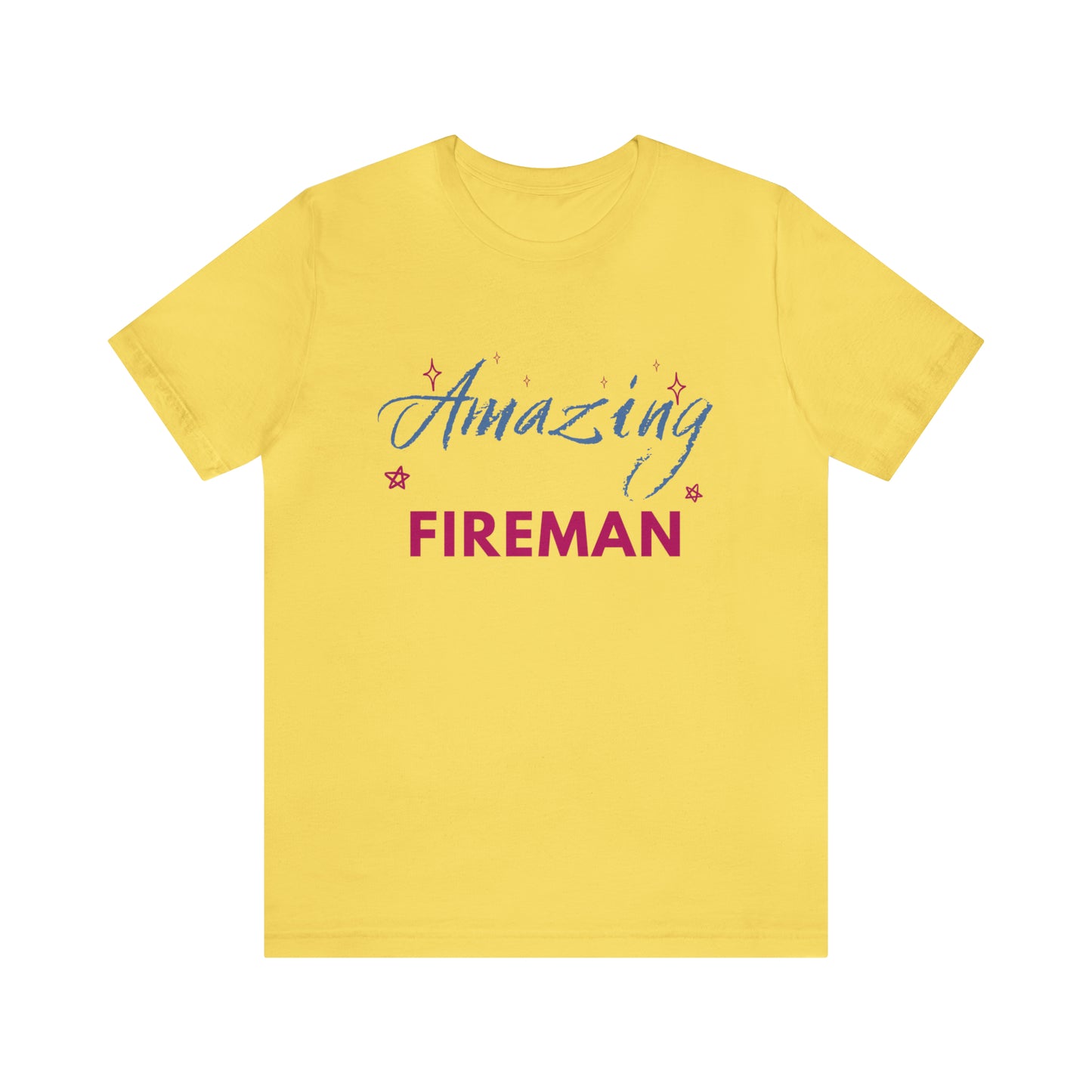Amazing Fireman Unisex Jersey Short Sleeve Tee