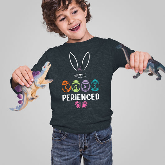 Eggsperienced - Toddler Long Sleeve Tee