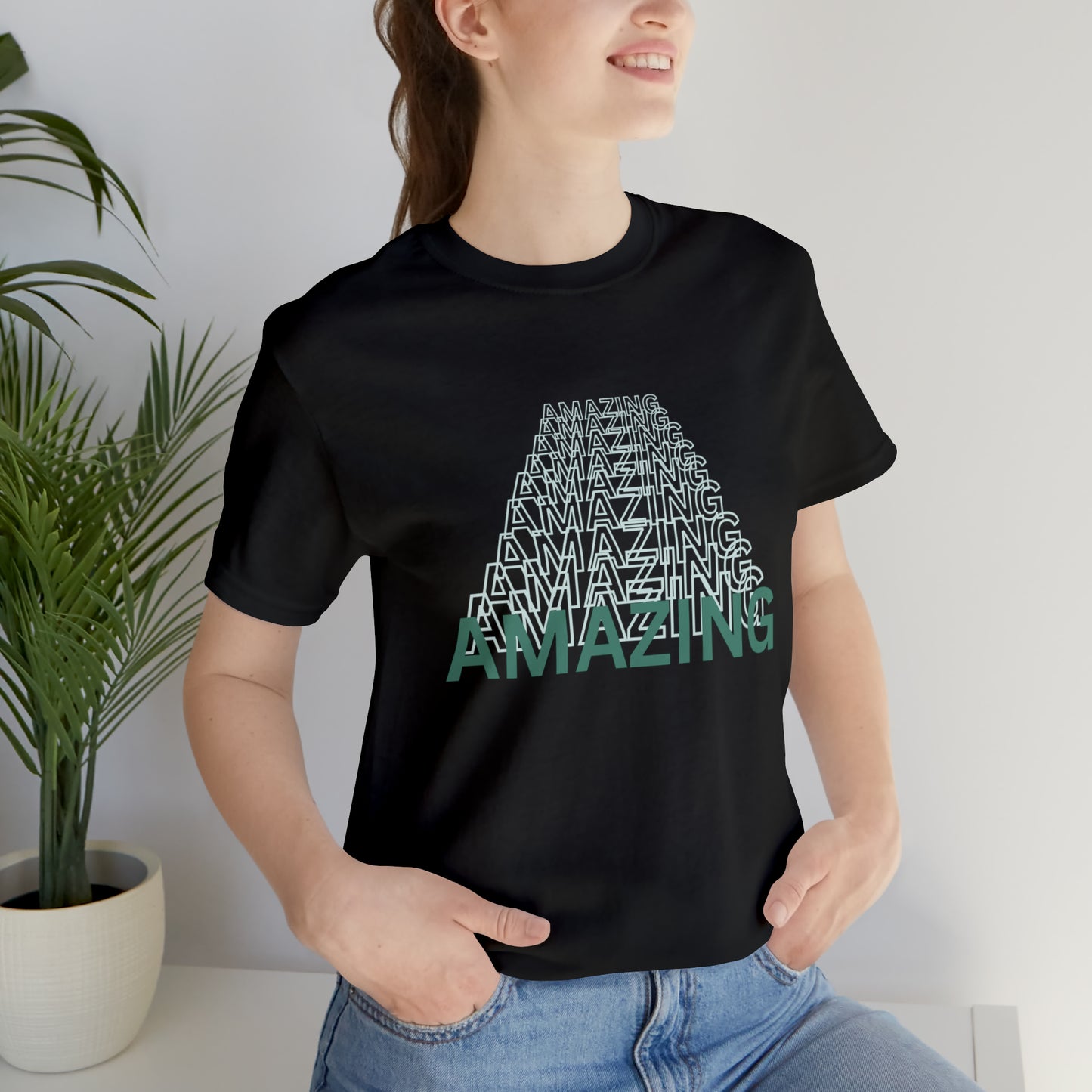 Green Amazing Unisex Jersey Short Sleeve Tee