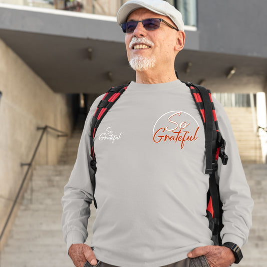 So Grateful, Thanksgiving Sweatshirt, Thanksgiving Sweater for Men, Thanksgiving Gift Ideas, Cute Thanksgiving