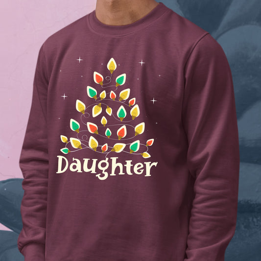 Daughter, Youth Long Sleeve, Christmas, Christmas Decor, Christmas Shirts, Christmas Sweatshirts, Christmas Clothing