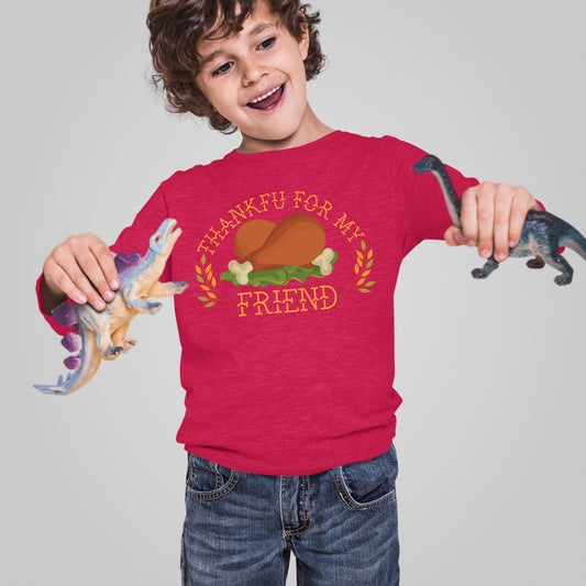 Thankful For My Friend, Thanksgiving Sweatshirt, Thanksgiving Sweater for kids, Thanksgiving Gift Ideas, Cute Thanksgiving