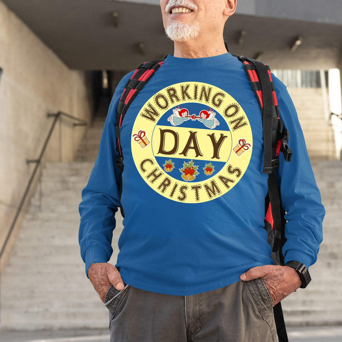 Working on Chirstmas day , Nursing Shirt, Doctor Gift for Him, Christmas Shirt,  School TShirt, 2022 Christmas, Christmas Sweatshirt, Doctor