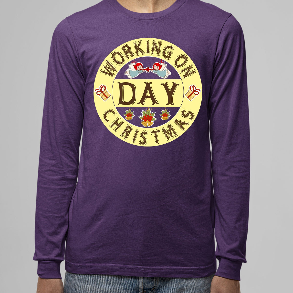 Working on Chirstmas day , Nursing Shirt, Doctor Gift for Him, Christmas Shirt,  School TShirt, 2022 Christmas, Christmas Sweatshirt, Doctor