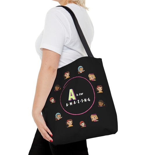 A is Fo Amazing Kids Tote Bag