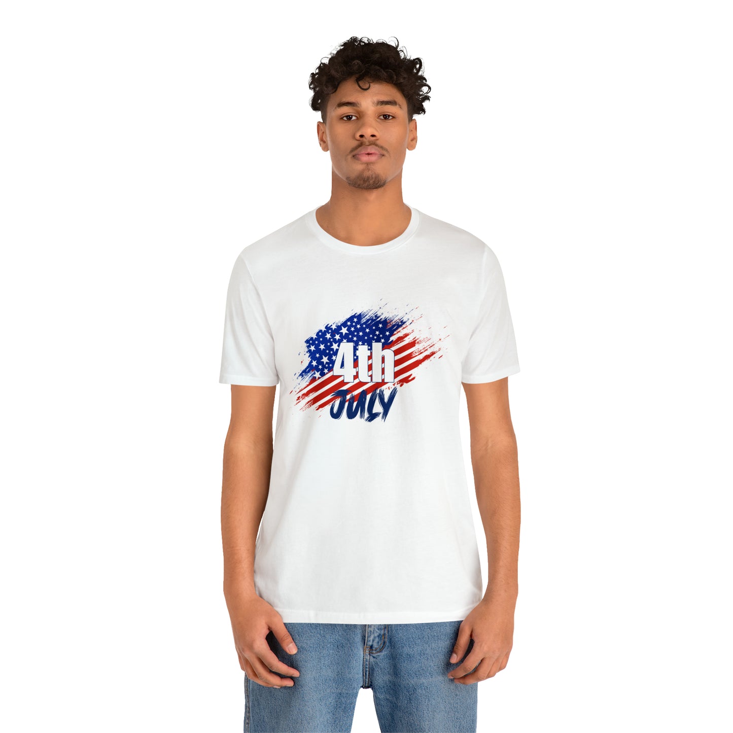 4th of July Celebration Unisex Short Sleeve Jersey Tee