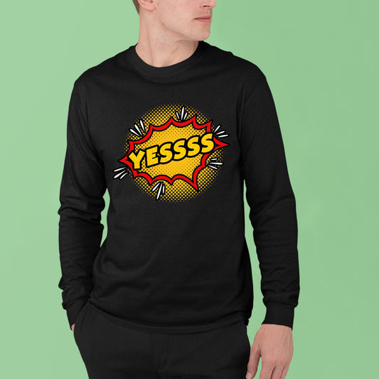 Yessss, Men Long Sleeves, Christmas Shirts, Christmas Sweatshirts, Christmas, Christmas Clothing, Christmas Decor