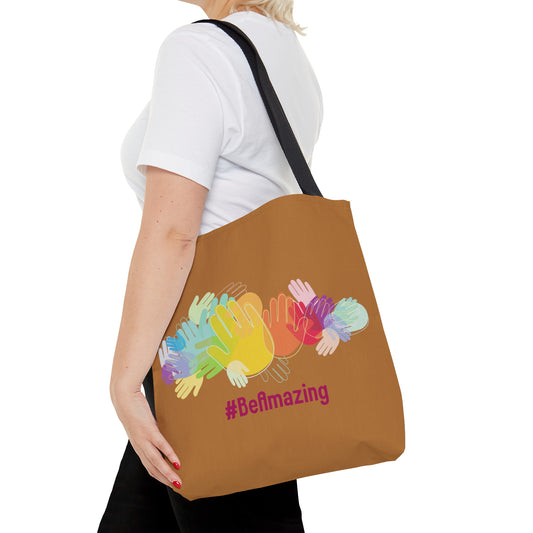 Be Amazing Hands Tote Bag