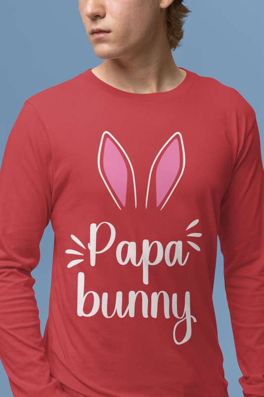 Papa Bunny - Unisex Ultra Cotton Long Sleeve Tee