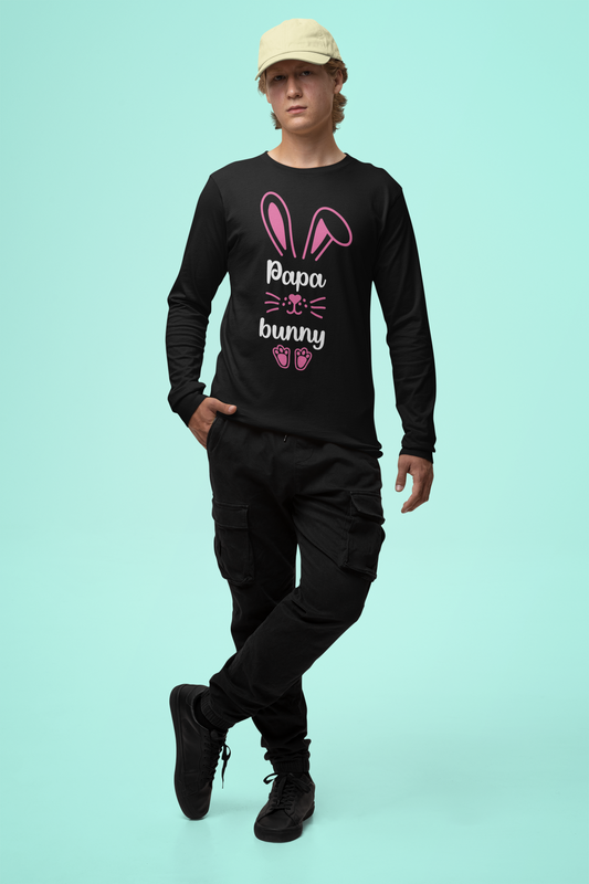 Papa Bunny - Unisex Ultra Cotton Long Sleeve Tee